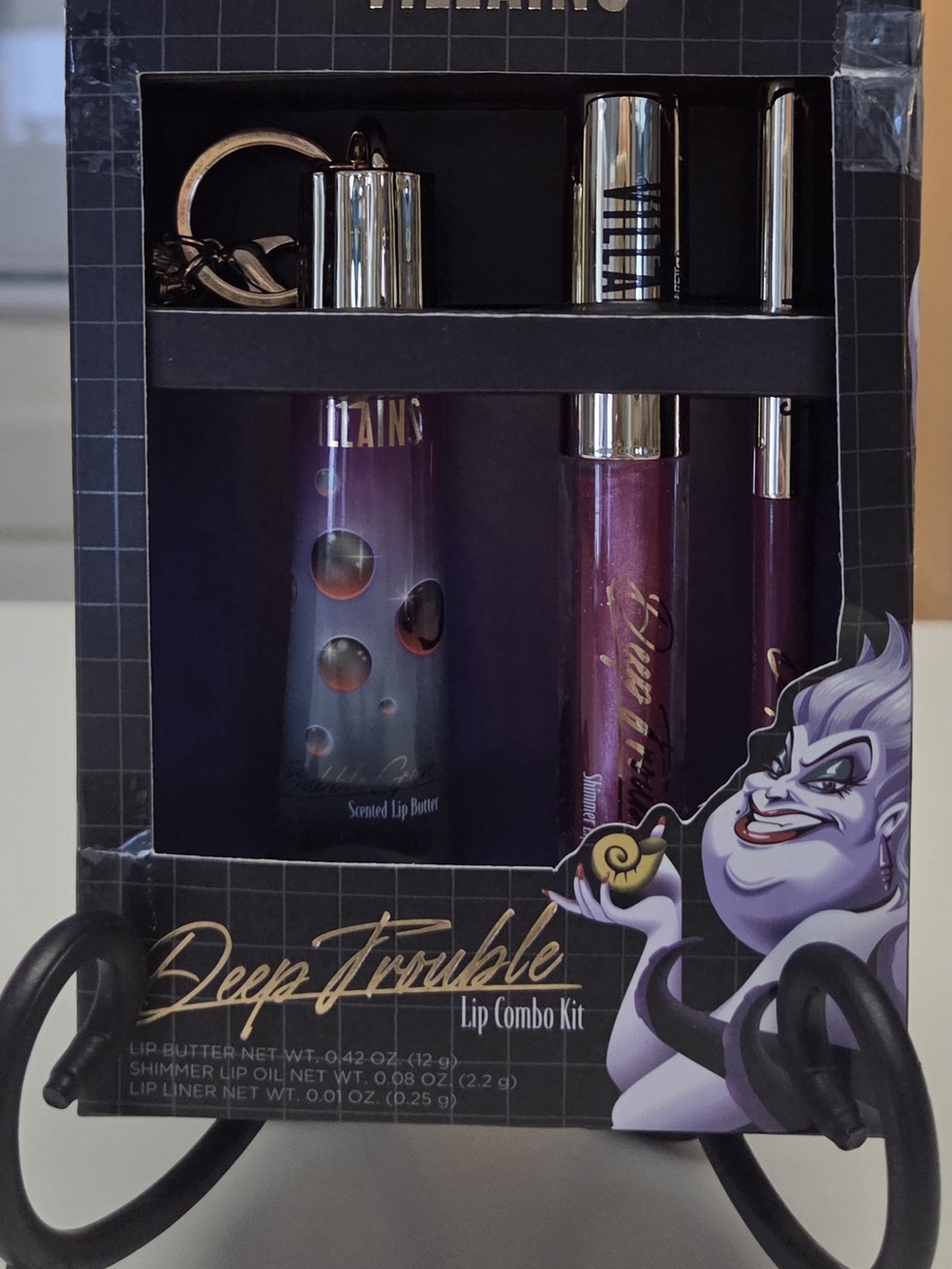 Disney Villians Ursula 3 Piece Lip Kit NEW NIB